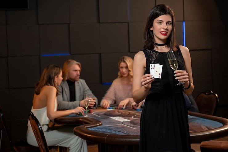 Antarmuka meja poker di platform chakibet dengan dealer profesional dan pemain dari berbagai kota Indonesia